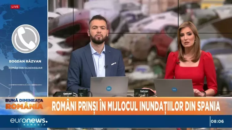 Marturia unui roman dupa inundatiile din Spania: "Au murit batrani care nu au putut sa se salveze"