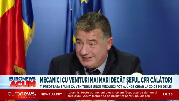 Mecanici cu venituri mai mari decat seful CFR Calatori: pana la 30.000 de lei brut