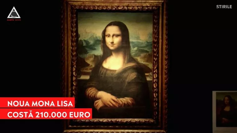 O noua copie a celebrului tablou "Mona Lisa" s-a vandut aseara la licitatie, in Paris