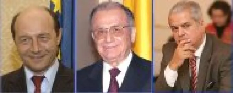 Sondaj: Traian Basescu, Ion Iliescu si Adrian Nastase, cei mai apreciati politicieni romani